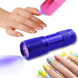 ⭐ Linterna black Light UV Led UltraVioleta luz Negra probador billetes