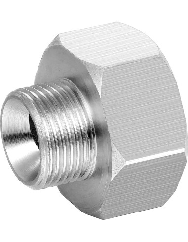 Adaptador Manguera Grifo, G De 1/2 Hembra A G De 3/8 Macho