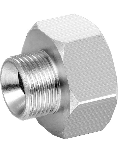 Adaptador Manguera Grifo, G De 1/2 Hembra A G De 3/8 Macho