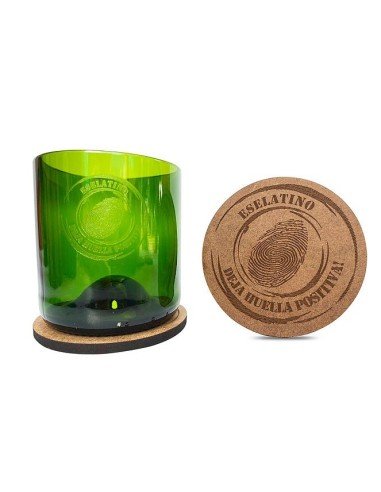 Licorera Lujo 3 Vasos reciclados Whisky Ecológico eseLatino