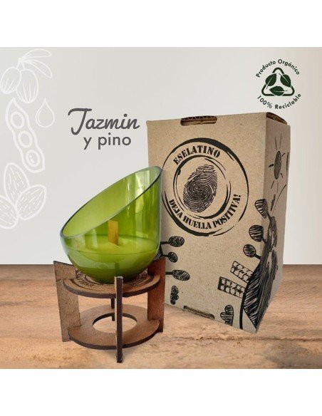 ⭐ Setx3 Velas Aromáticas en Vidrio Reciclado eseLatino !!