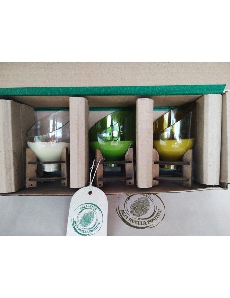 ⭐ Setx3 Velas Aromáticas en Vidrio Reciclado eseLatino !!