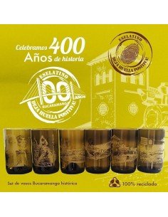 Setx6 Vasos Reciclados Homenaje Bucaramanga deja huella positiva .. deja huella positiva !!
