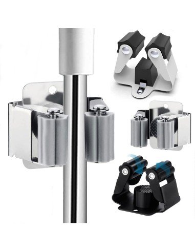 ⭐Organizador Soporte Herramienta jardín Escobas Multiusos Metálico