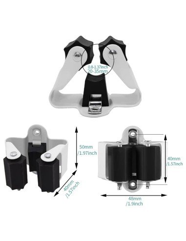 ⭐Organizador Soporte Herramienta jardín Escobas Multiusos Metálico