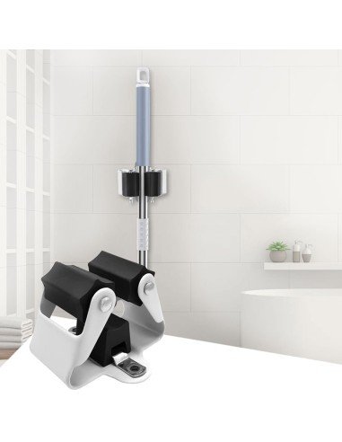 ⭐Organizador Soporte Herramienta jardín Escobas Multiusos Metálico