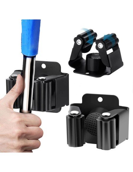 ⭐Organizador Soporte Herramienta jardín Escobas Multiusos Metálico