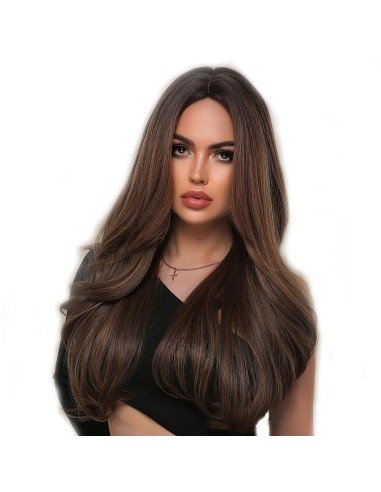 Peluca Balayage Cosplay Degradee Kanekalon 60cm Uso Diario