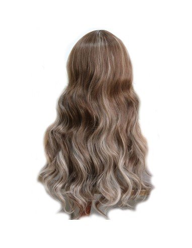 ⭐ Peluca Balayage Cosplay kanekalon degradee Ceniza