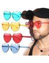Gafas Fashion Party De Corazón Sol Rimless Moda Colores