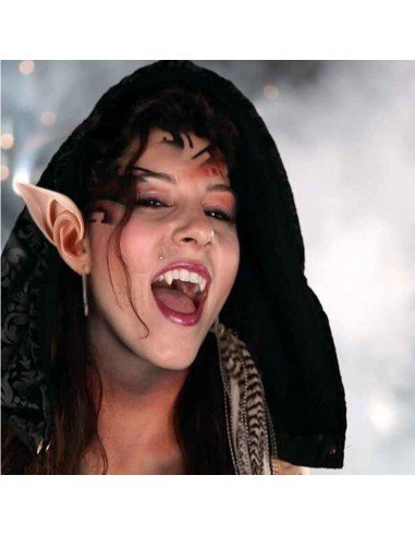 Colmillos y Orejas Cosplay Anime Duende Elfo Hada