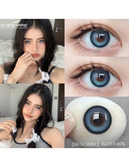 ⭐ Lentes Cosméticos Bubble brillo cosplay K pop