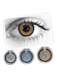 ⭐ Lentes Cosméticos Bubble brillo cosplay K pop 2