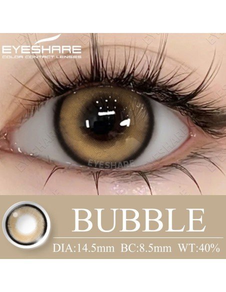 ⭐ Lentes Cosméticos Bubble brillo cosplay K pop
