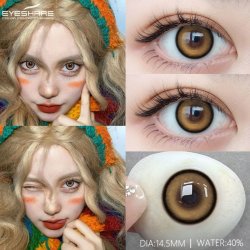 ⭐ Lentes Cosméticos Bubble brillo cosplay K pop