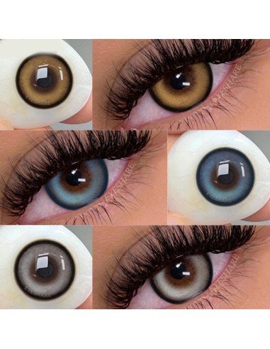 ⭐ Lentes Cosméticos Bubble brillo cosplay K pop