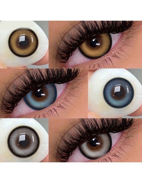 ⭐ Lentes Cosméticos Bubble brillo cosplay K pop