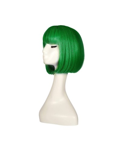 ⭐Peluca Corta Bob de fantasía Verde Pino para Halloween