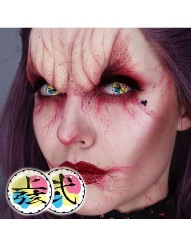 ⭐ Lentes de Contacto Blind FX Douma de Demon Slayer Bloquea Visión