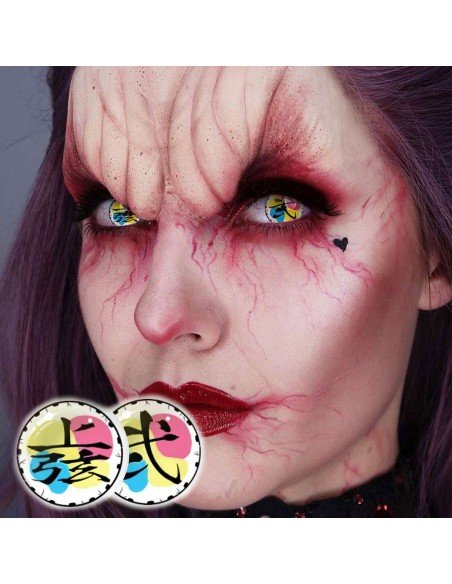 ⭐ Crazy Lentes Blind FX Manga Anime Bloquea Visión ⭐ Crazy Lentes Blind FX Manga Anime Bloquea Visión