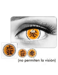 ⭐ Lentes de Contacto Blind FX Akasa de Demon Slayer Bloquea Visión 2