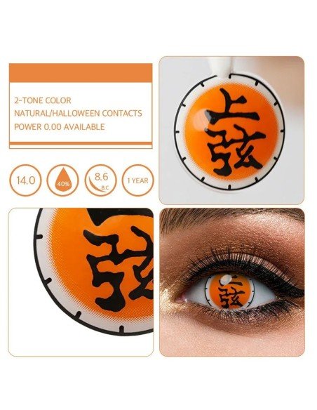 ⭐ Crazy Lentes Blind FX Manga Anime Bloquea Visión ⭐ Crazy Lentes Blind FX Manga Anime Bloquea Visión