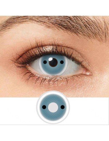 ⭐ Crazy Lentes Blind FX Manga Anime Bloquea Visión