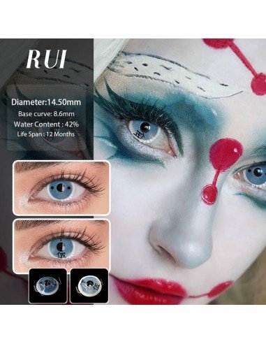 ⭐ Crazy Lentes Blind FX Manga Anime Bloquea Visión