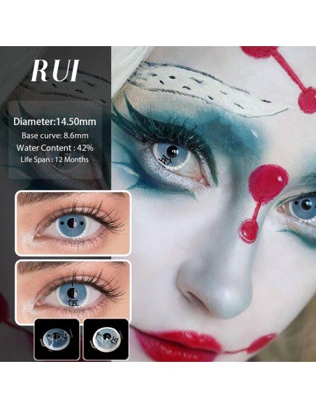 ⭐ Crazy Lentes Blind FX Manga Anime Bloquea Visión ⭐ Crazy Lentes Blind FX Manga Anime Bloquea Visión