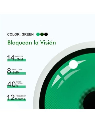 ⭐ Crazy Lentes Blind FX Special Forest Lake Mapple Bloquea Visión