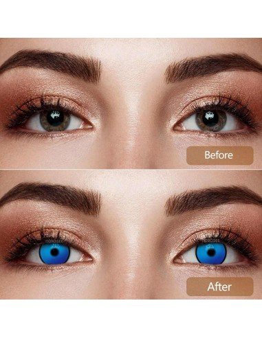 ⭐ Lentes de Contacto Blind FX Special Forest Lake Mapple Bloquea Visión