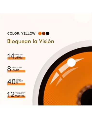 ⭐ Crazy Lentes Blind FX Special Forest Lake Mapple Bloquea Visión