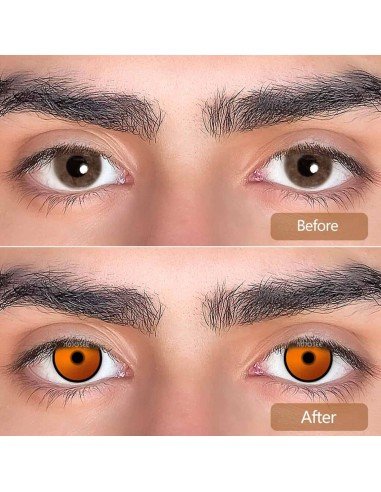 ⭐ Lentes de Contacto Blind FX Special Forest Lake Mapple Bloquea Visión