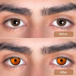 ⭐ Lentes de Contacto Blind FX Special Forest Lake Mapple Bloquea Visión