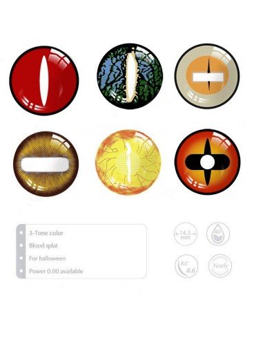 Crazy Lentes Blind Drake Blue Nublan Visión