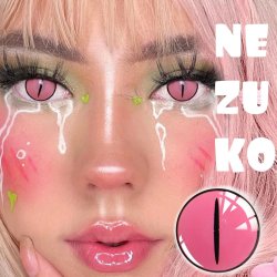 ⭐ Lentes de Contacto Mesh Kamado Nezuko Nublan la Visión