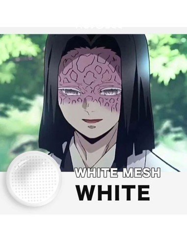 ⭐ Lentes de Contacto Mesh FX  Blanco Nublan Visión