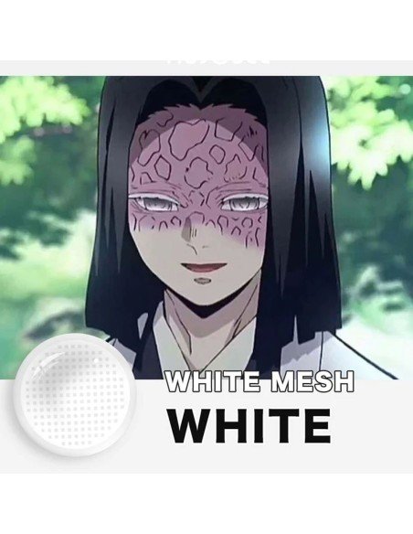 ⭐ Crazy Lentes Blind FX Mesh Blanco Nublan Visión ⭐ Crazy Lentes Blind FX Mesh Blanco Nublan Visión