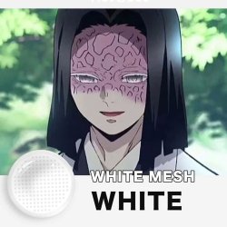 ⭐ Lentes de Contacto Mesh FX  Blanco Nublan Visión