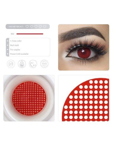 ⭐ Lentes de Contacto Mesh FX  Blanco Nublan Visión