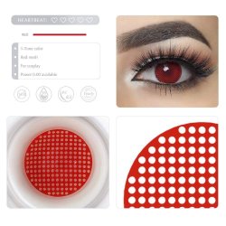 ⭐ Lentes de Contacto Mesh FX  Blanco Nublan Visión