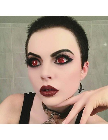 ⭐ Lentes de Contacto Mesh FX  Blanco Nublan Visión