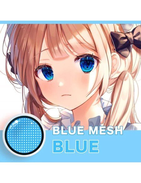 ⭐ Crazy Lentes Blind FX Mesh Blanco Nublan Visión