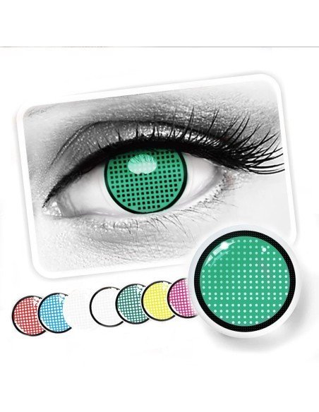 ⭐ Crazy Lentes Blind FX Mesh Blanco Nublan Visión ⭐ Crazy Lentes Blind FX Mesh Blanco Nublan Visión