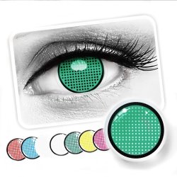 ⭐ Lentes de Contacto Mesh FX  Blanco Nublan Visión