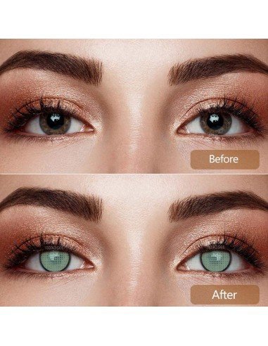 ⭐ Lentes de Contacto Mesh FX  Blanco Nublan Visión