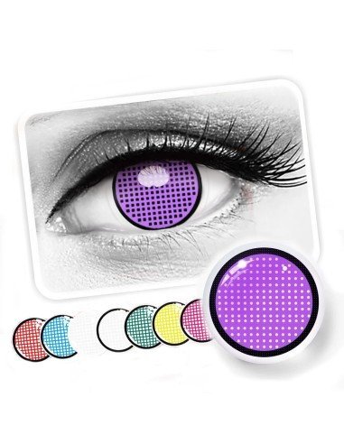 ⭐ Lentes de Contacto Mesh FX  Blanco Nublan Visión
