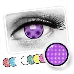 ⭐ Lentes de Contacto Mesh FX  Blanco Nublan Visión