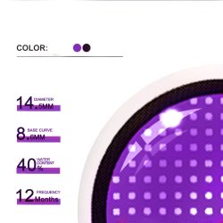 ⭐ Lentes de Contacto Mesh FX  Blanco Nublan Visión