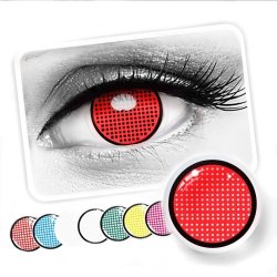 ⭐ Lentes de Contacto Mesh FX  Blanco Nublan Visión